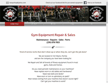 Tablet Screenshot of gymequipmentrepair.us
